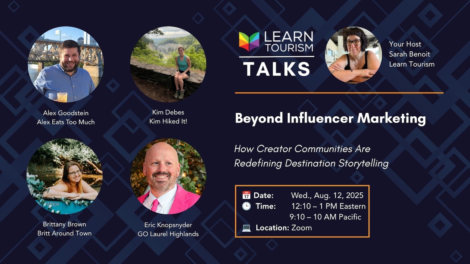Learn Tourism Talks Webinars
